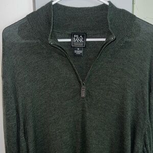 Jos. A. Bank Quarter Zip Pullover Sweater NWOT